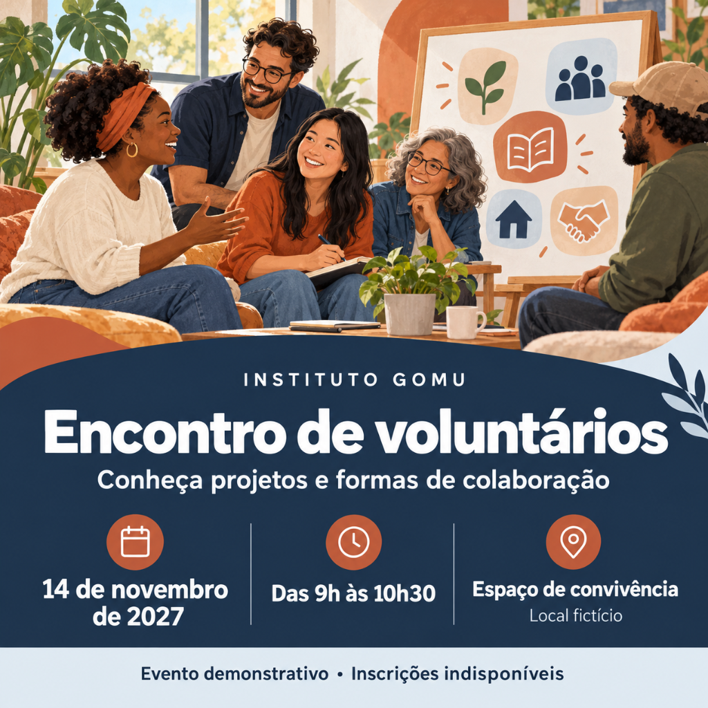 Encontro de voluntários